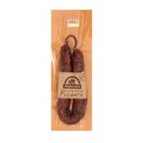 Chorizo picante sin gluten ALEJANDRO peso aproximado 250 grs